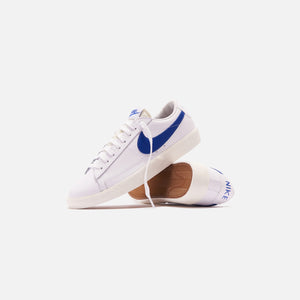 Nike Blazer Low Leather - White / Astronomy Blue
