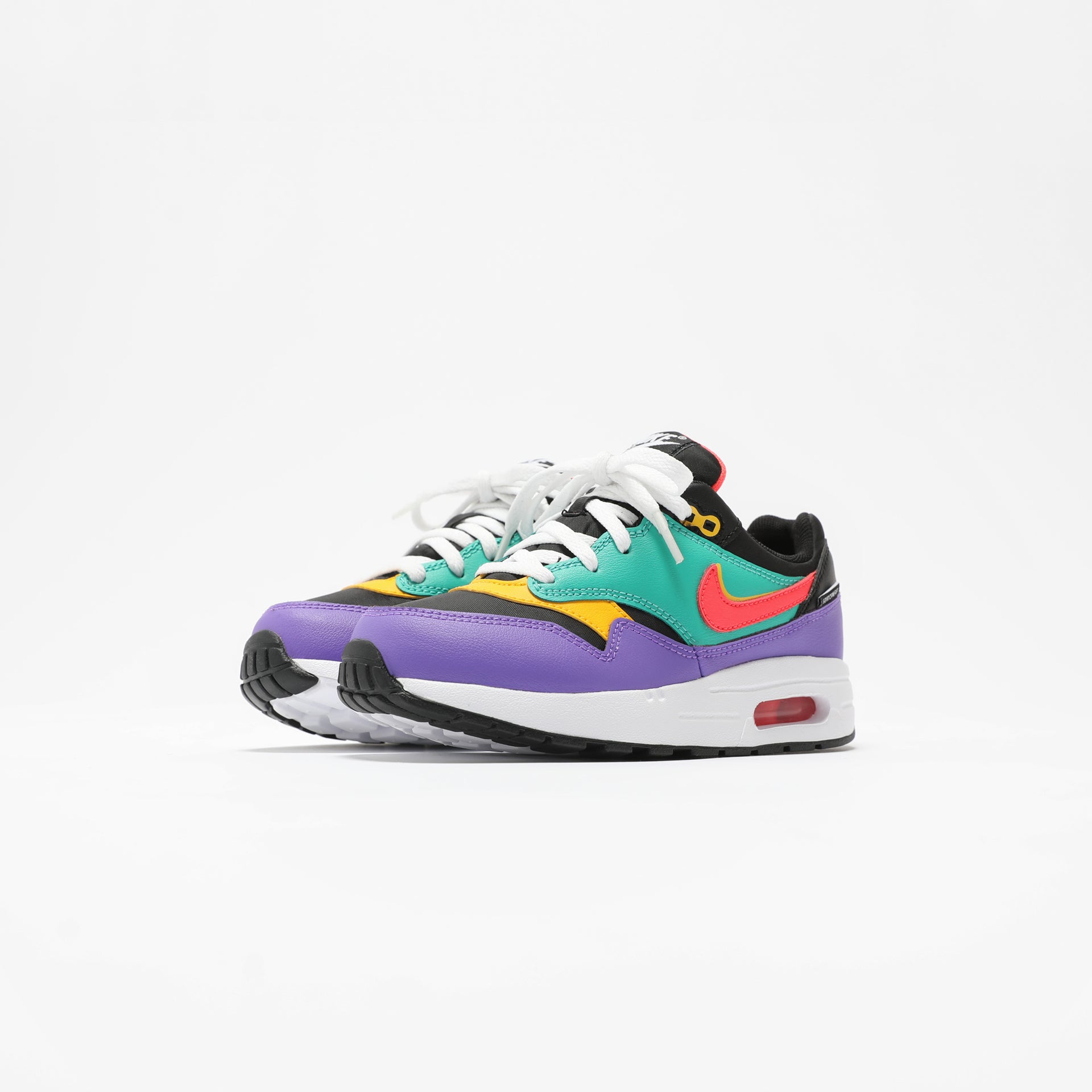 Nike Air Max 1 Game Change - Black / Kinetic Green / Psychic Purple / Flash Crimson