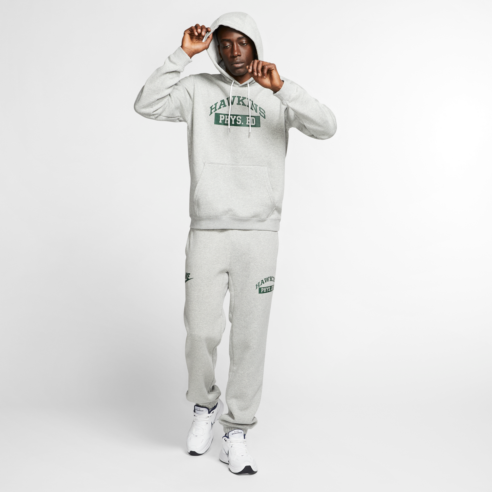 Nike x Stranger Things NRG Club PO BB S.T. Hoodie - Grey