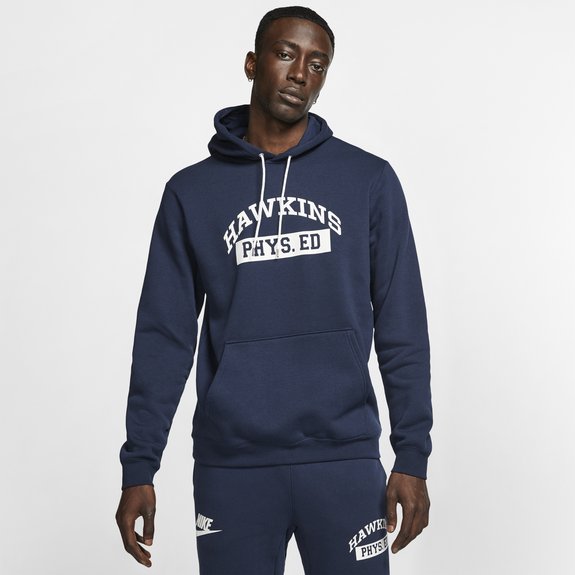 Nike x Stranger Things NRG Club Hoodie PO BB Navy Kith