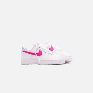 Nike WMNS Air Force 1 `07 - White / Fire Pink / Hydrogen Blue