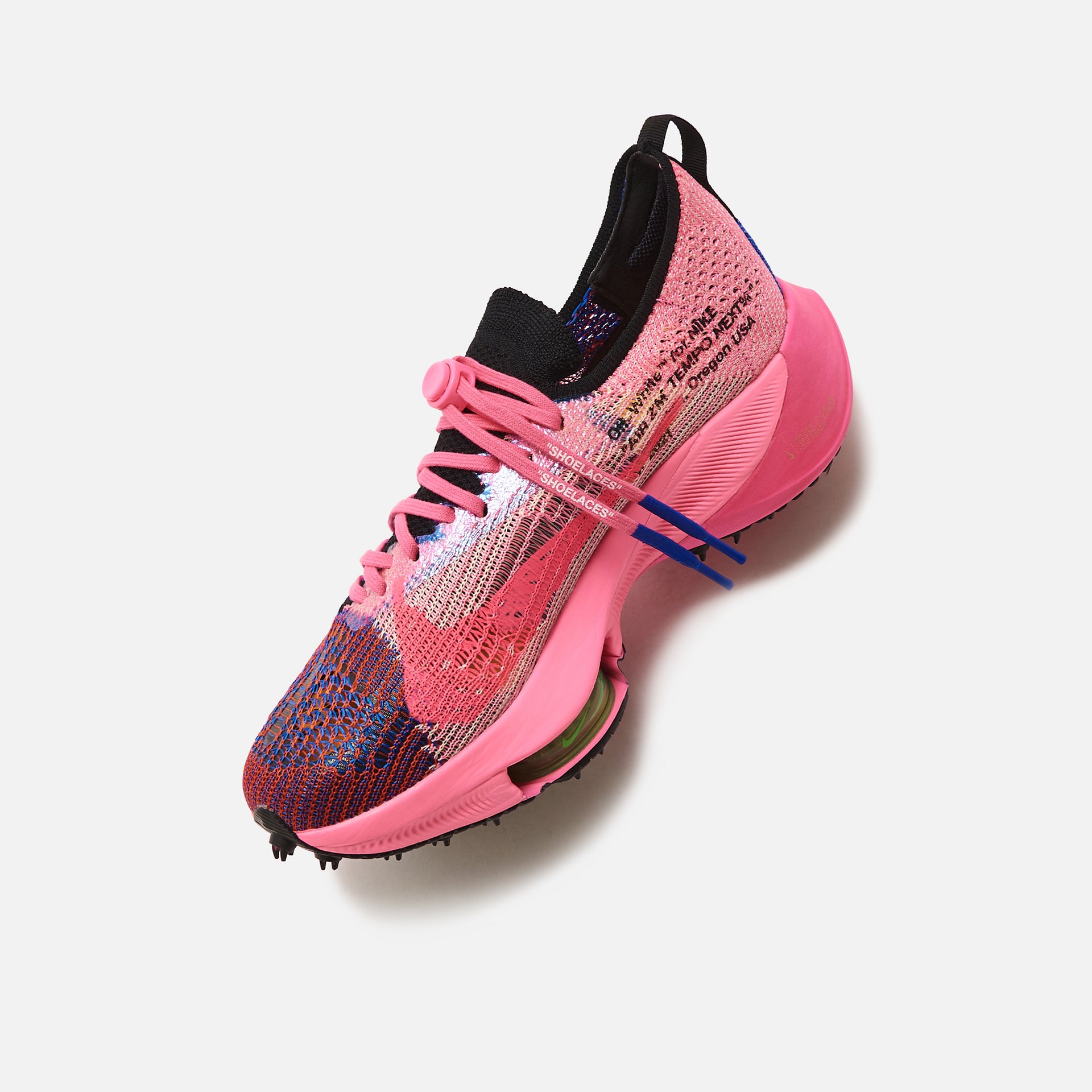 Nike x Off-White Air Zoom Tempo Next% - Racer Blue / Black / Pink Glow