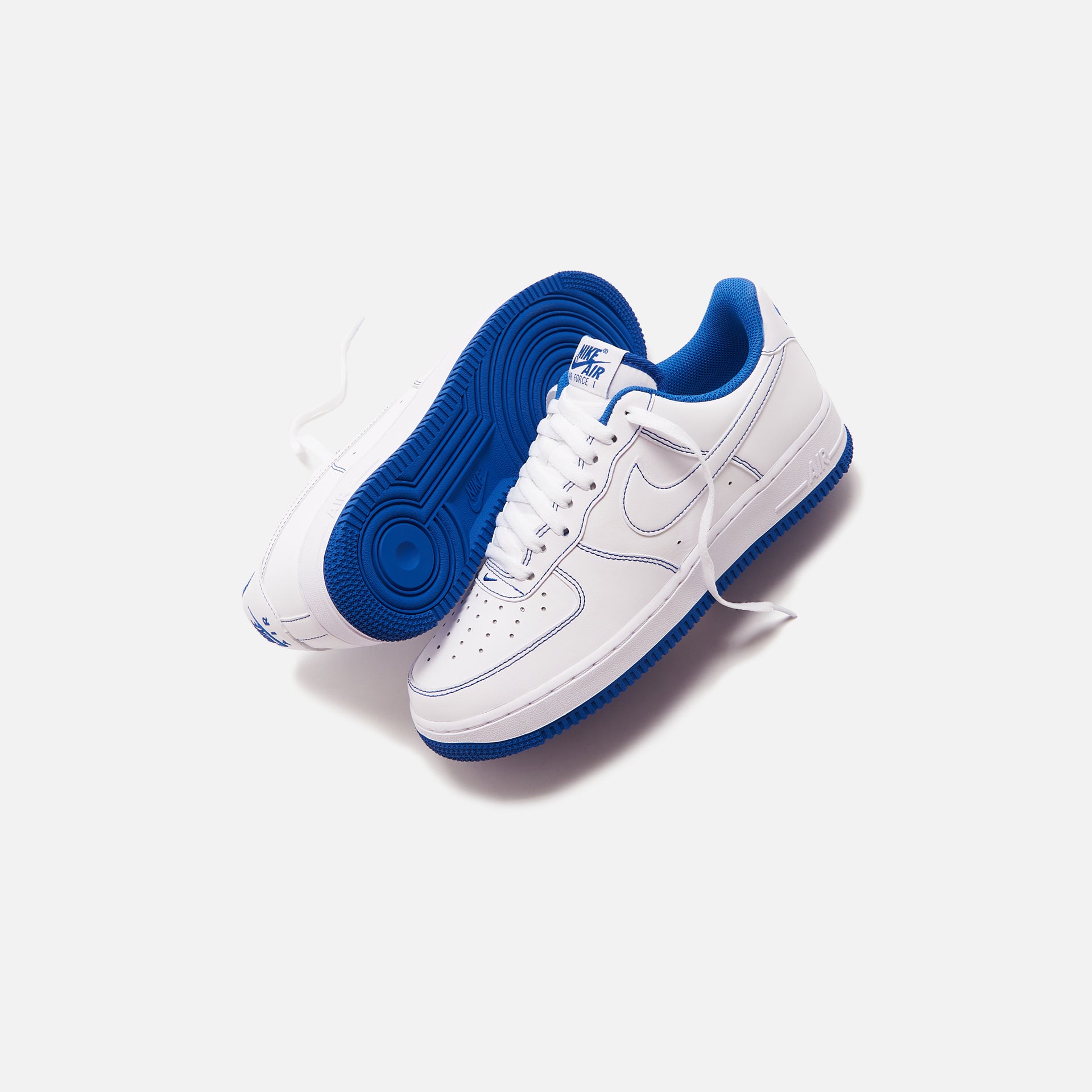 Nike Air Force 1 Stitch - White / Game Royal