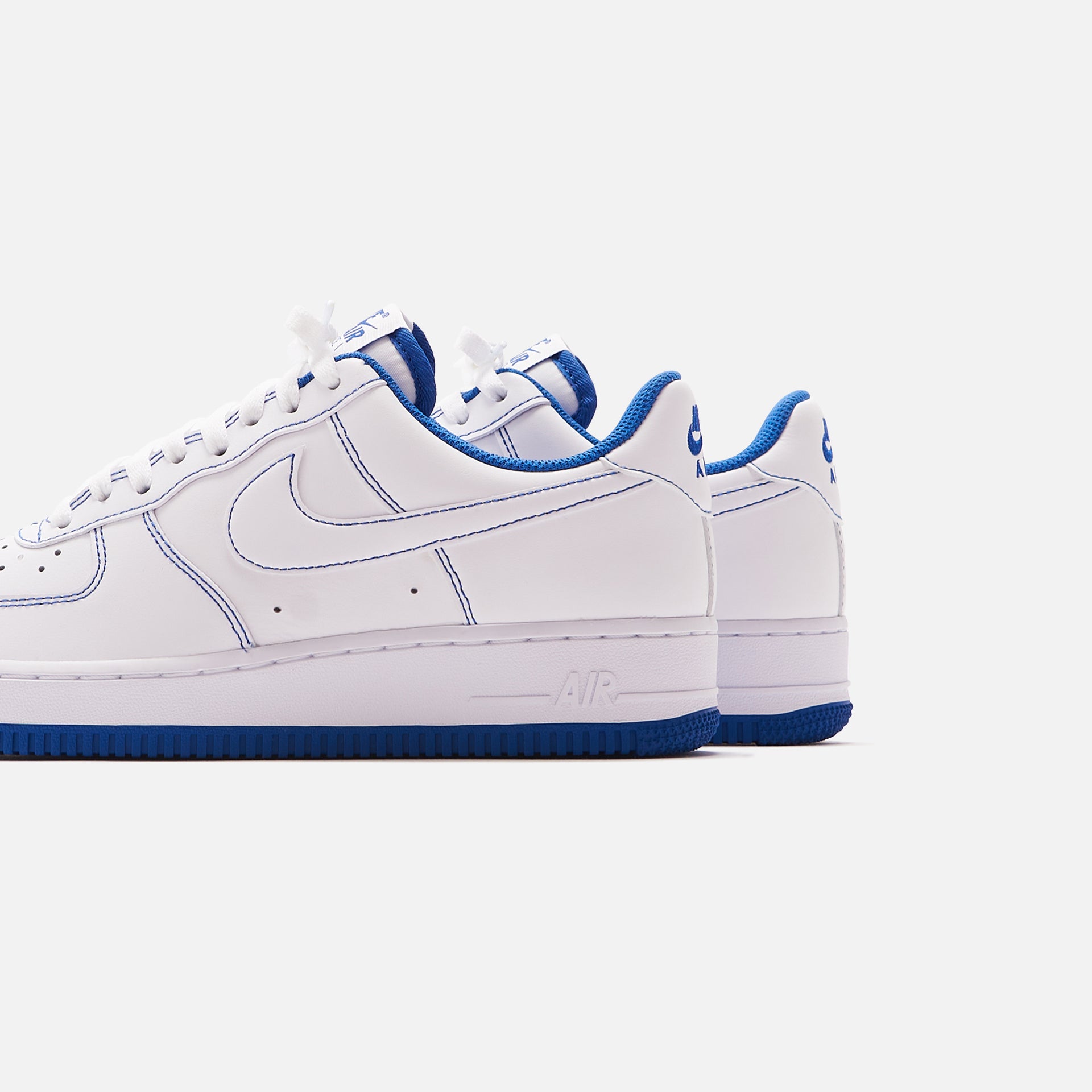 Nike Air Force 1 Stitch - White / Game Royal