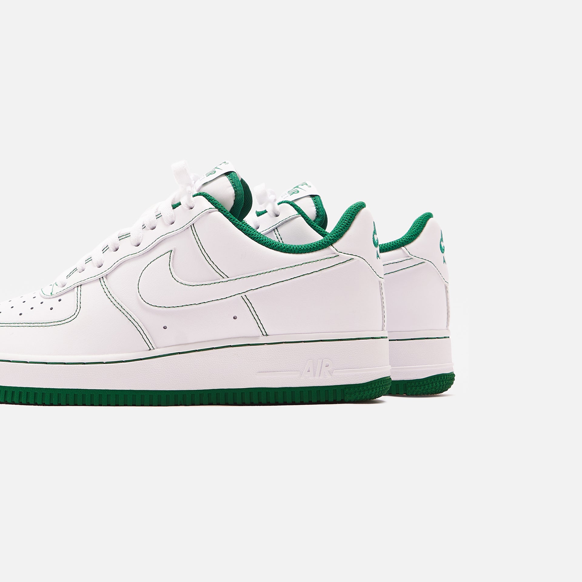 Nike AF1 Stitch - White / Pine Green