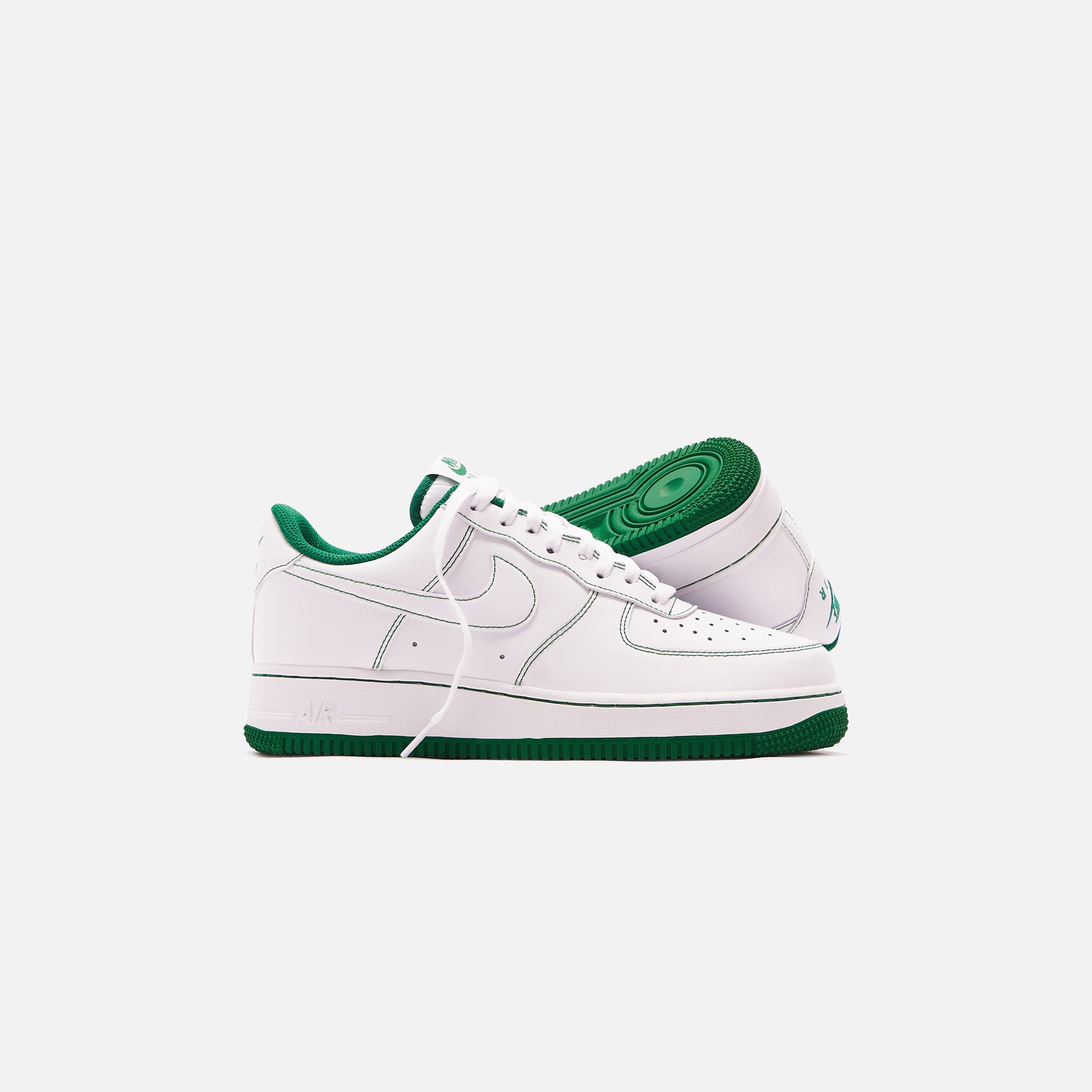 Nike AF1 Stitch - White / Pine Green