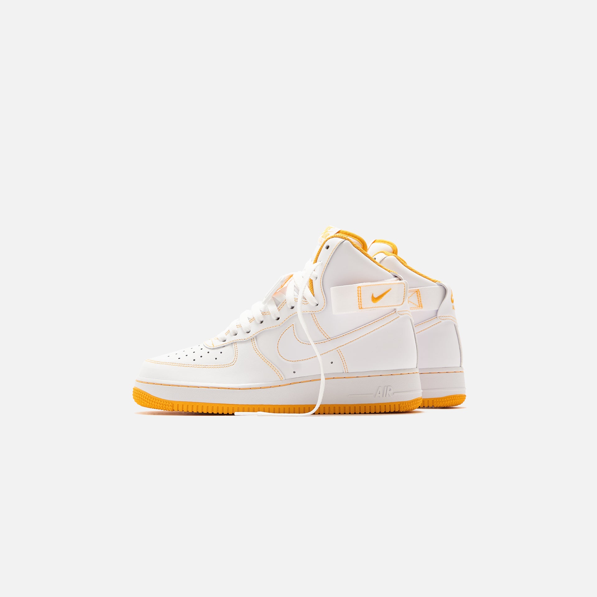 Nike AF1 Stitch High - White / Gold