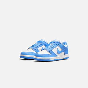 Nike Grade School Dunk Low - White / University Blue