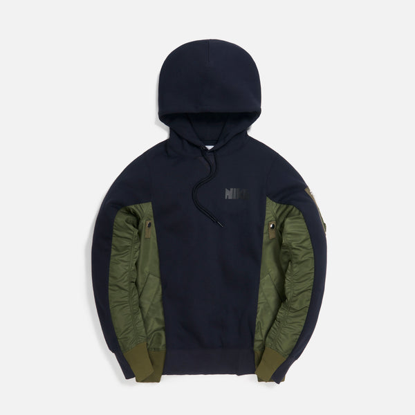 Nike x Sacai Hoodie Black excellent Black