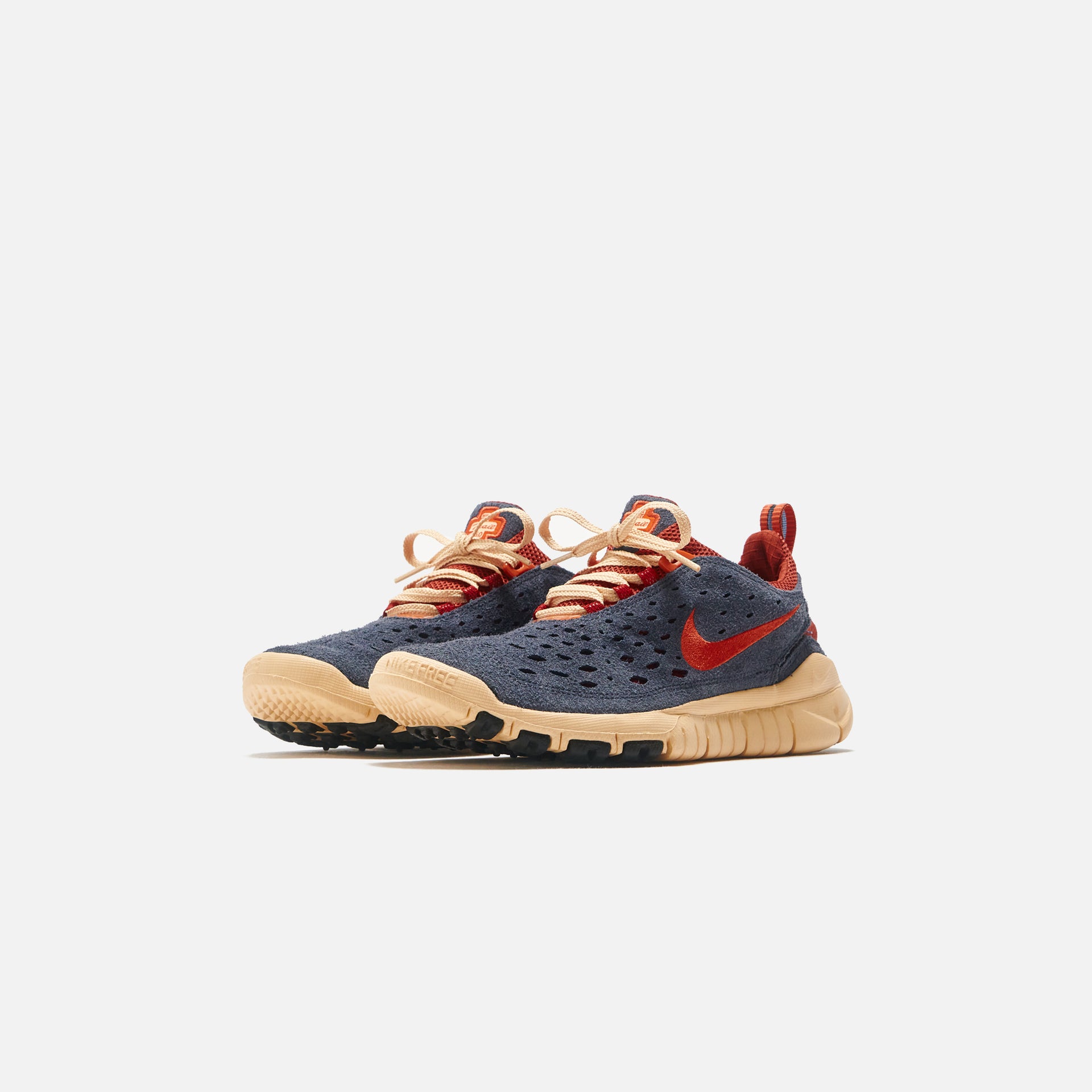 Nike Free Run Trail - Thunder Blue / Orange Cinnabar / Canvas