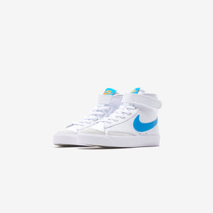 Nike Blazer Mid `77 - White / Laser Blue / Yellow Ochre / Light Bone