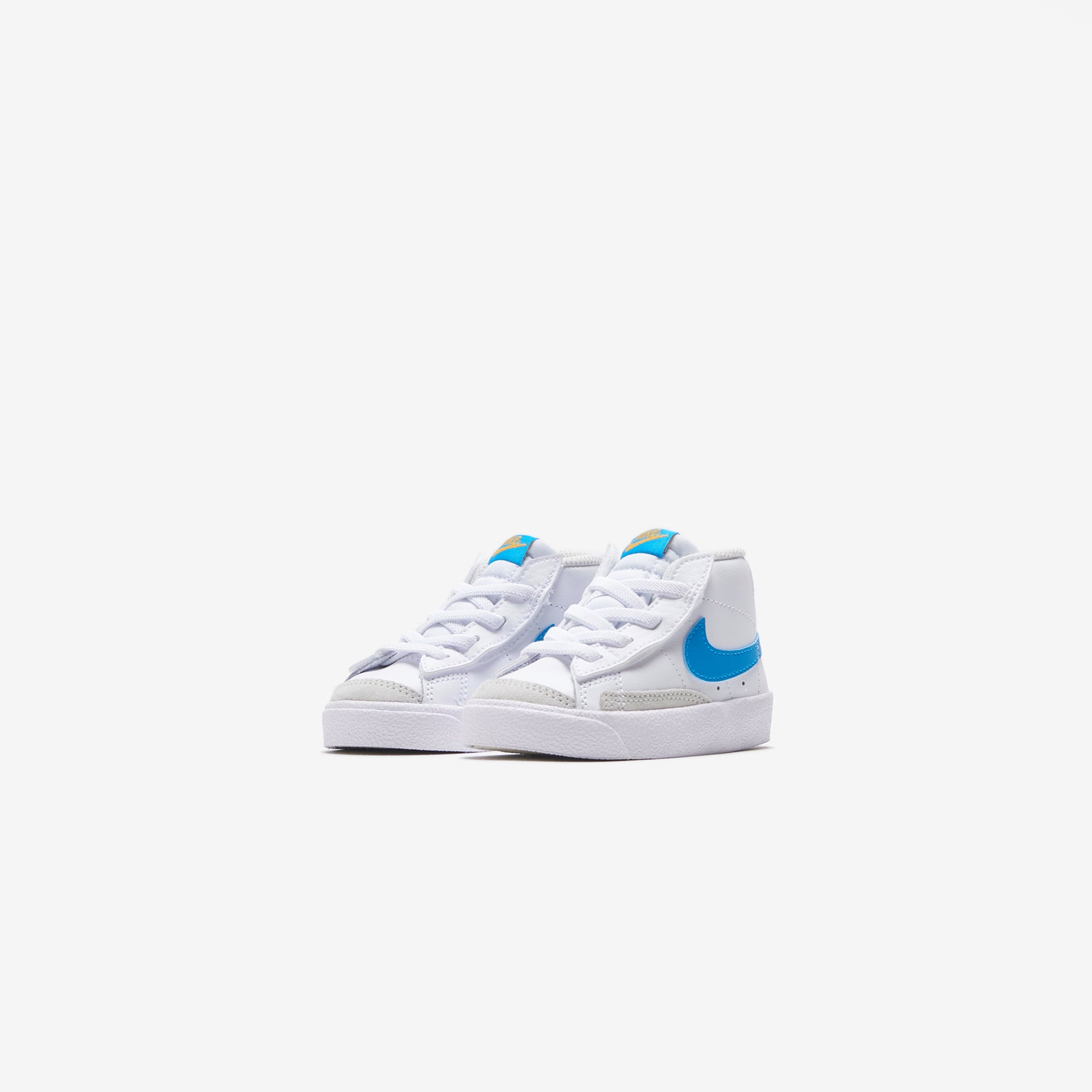Nike Blazer Mid `77 - White / Laser Blue / Yellow Ochre / Light Bone