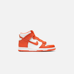 Nike GS Dunk High - White / Orange Blaze