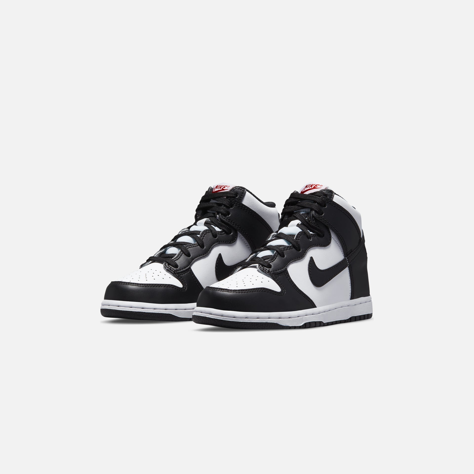 Nike Grade School Dunk High - White / Black / University Red