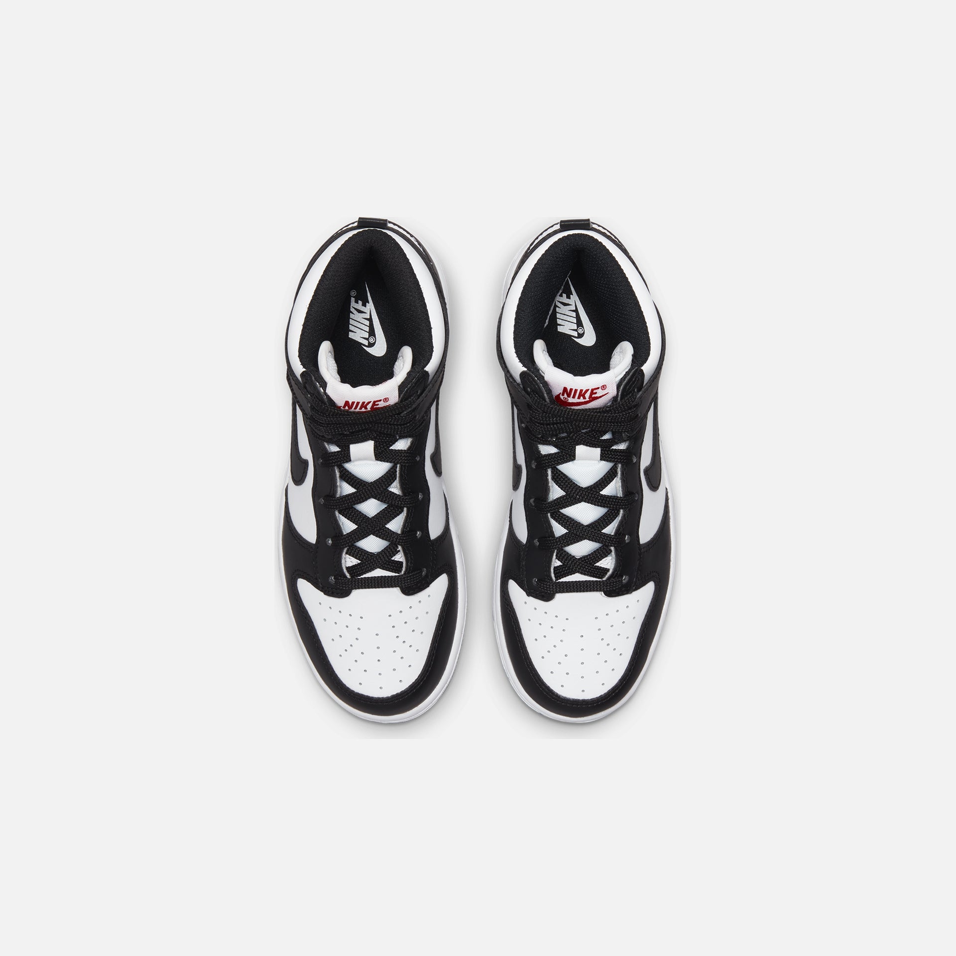 Nike Grade School Dunk High - White / Black / University Red