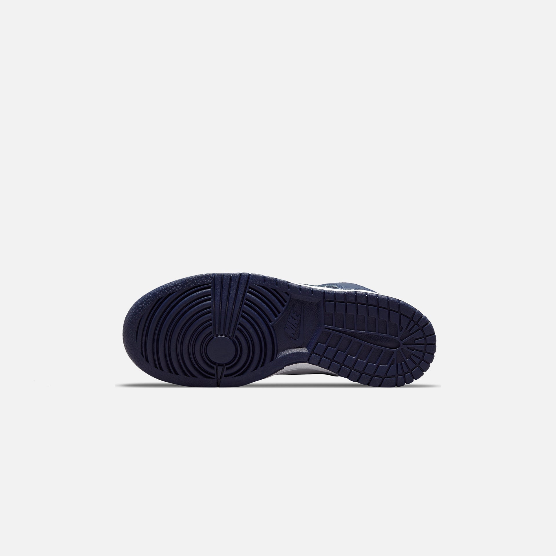 Nike Grade School Dunk High - White / Midnight Navy / Total Orange