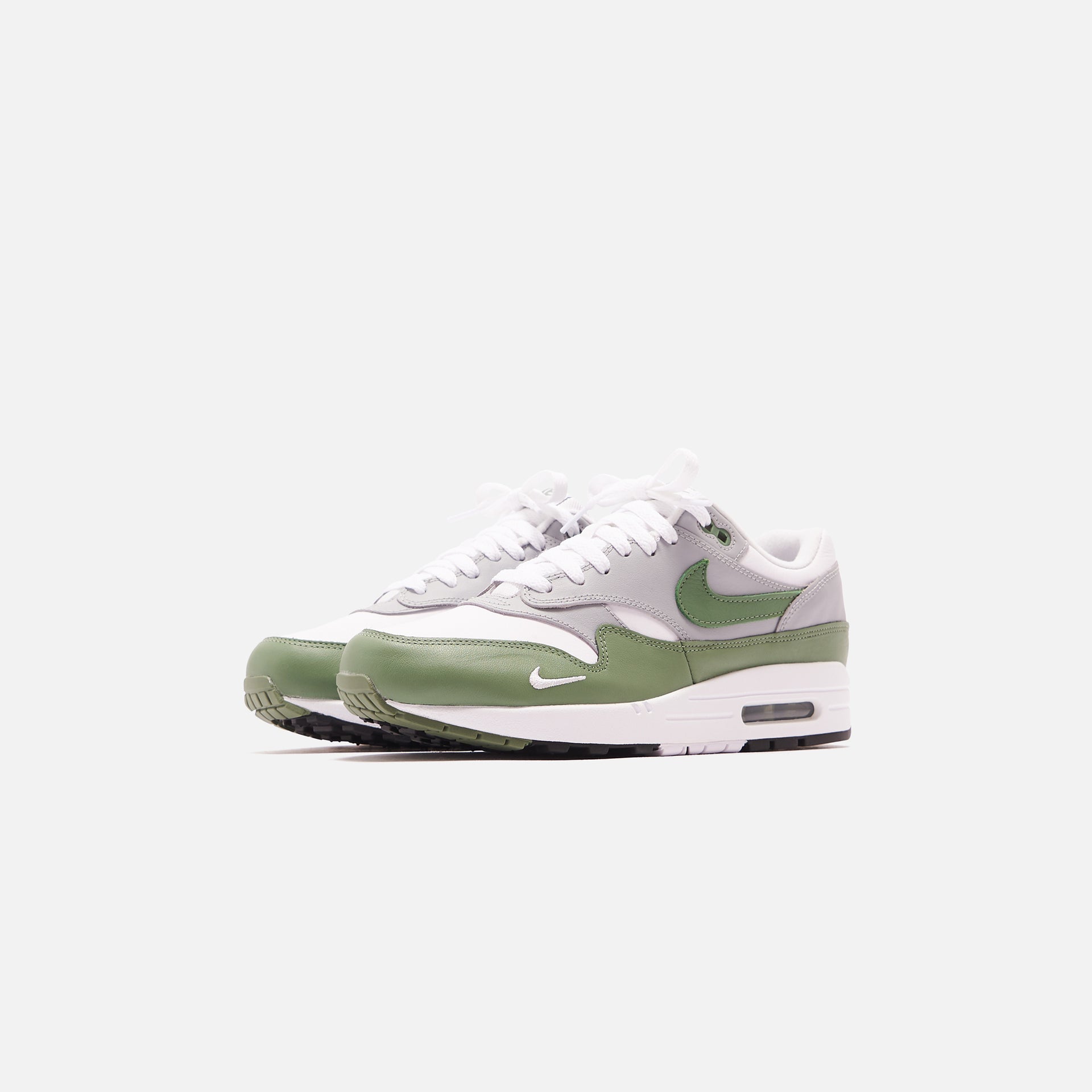 Nike Air Max 1 - White / Spiral Sage / Wolf Grey / Black