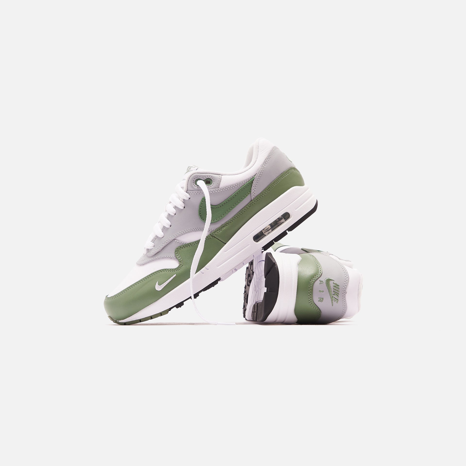 Nike Air Max 1 - White / Spiral Sage / Wolf Grey / Black