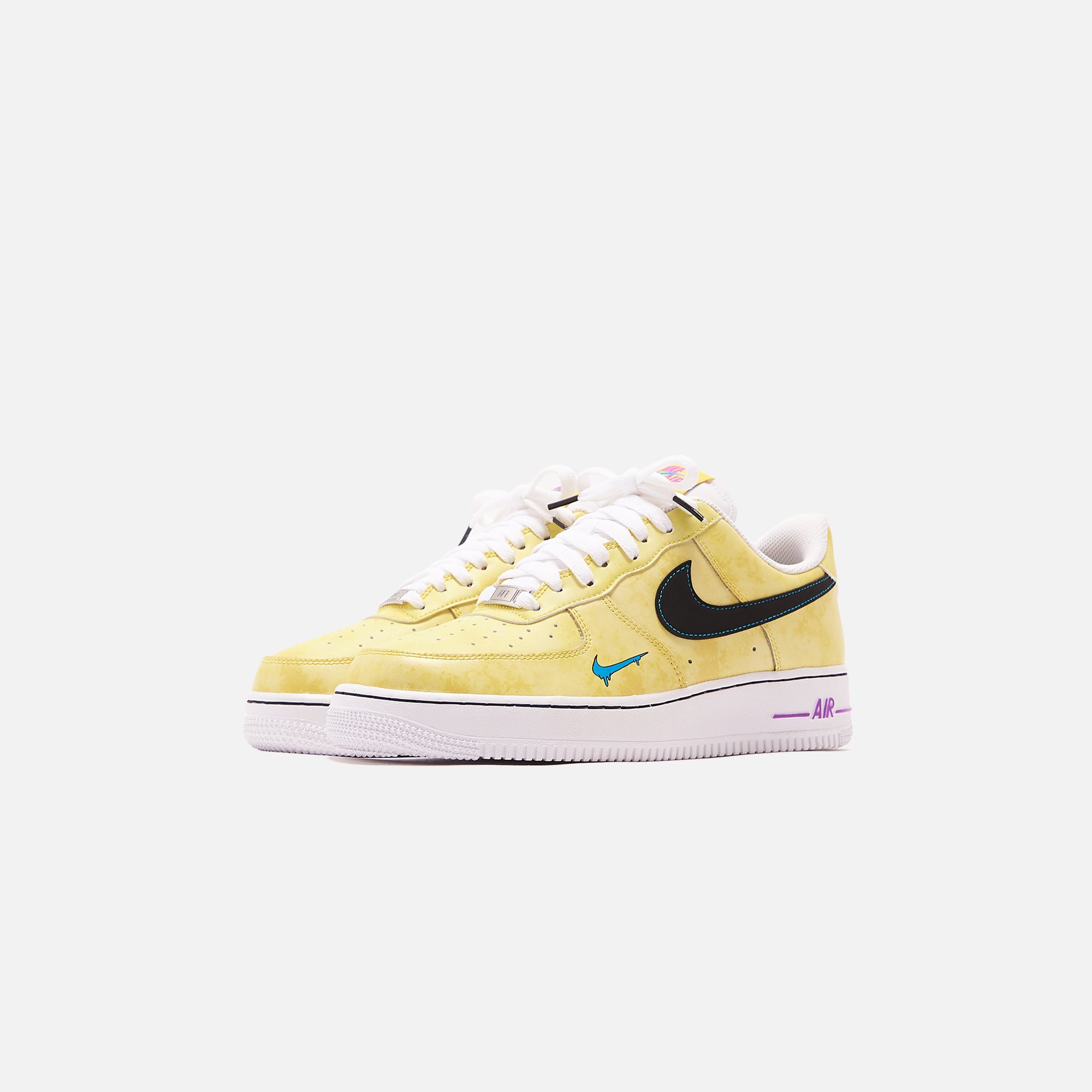 Nike Air Force 1 `07 LV8 - Speed Yellow / Black / Laser Blue