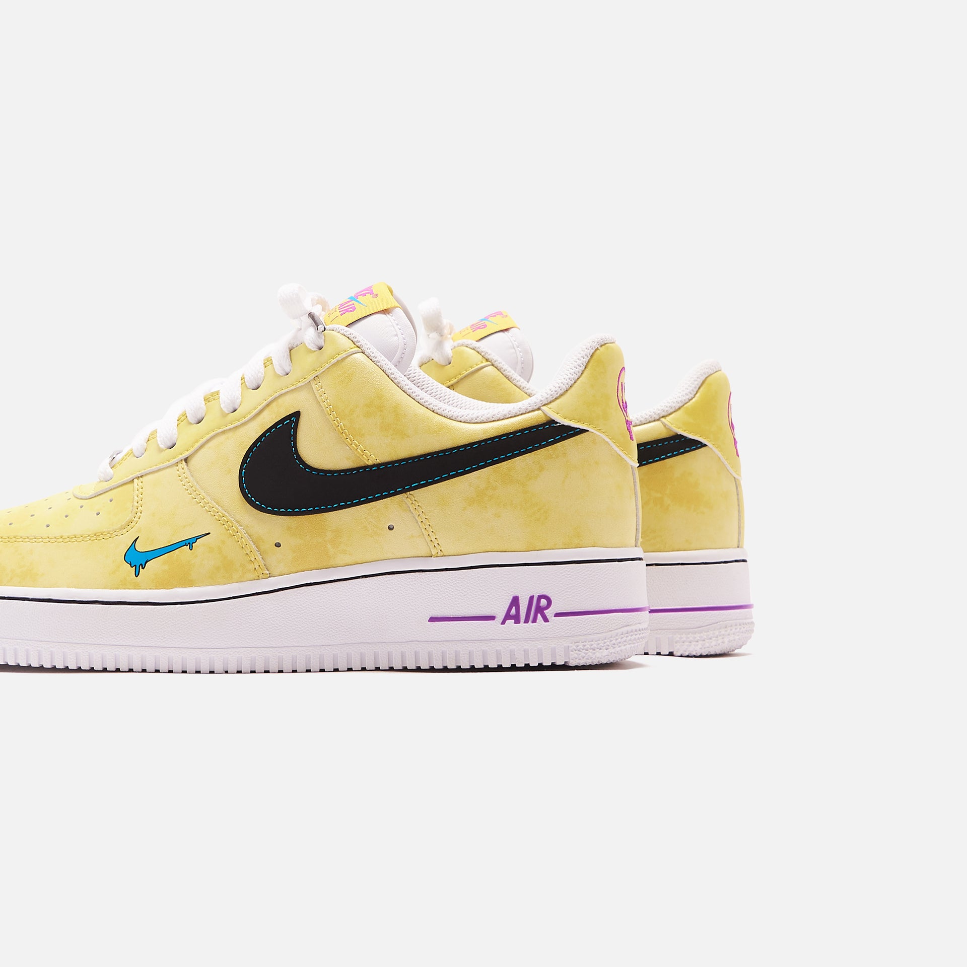 Nike Air Force 1 `07 LV8 - Speed Yellow / Black / Laser Blue