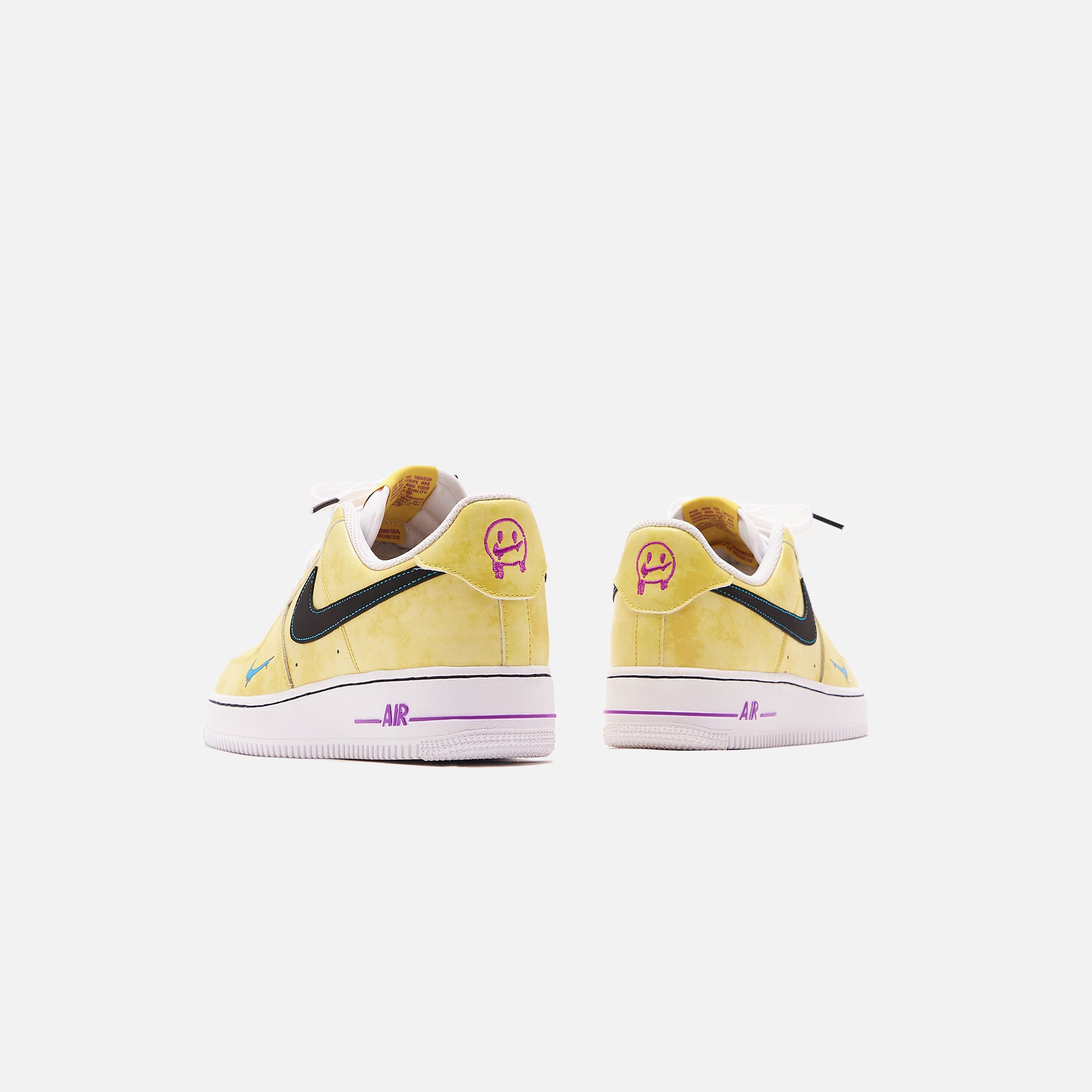Nike Air Force 1 `07 LV8 - Speed Yellow / Black / Laser Blue