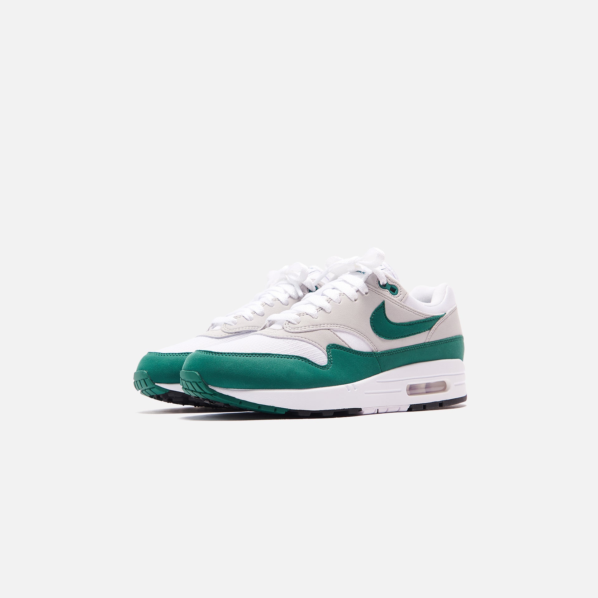 Nike Air Max 1 - White / Evergreen Aura / Neutral Grey / Black