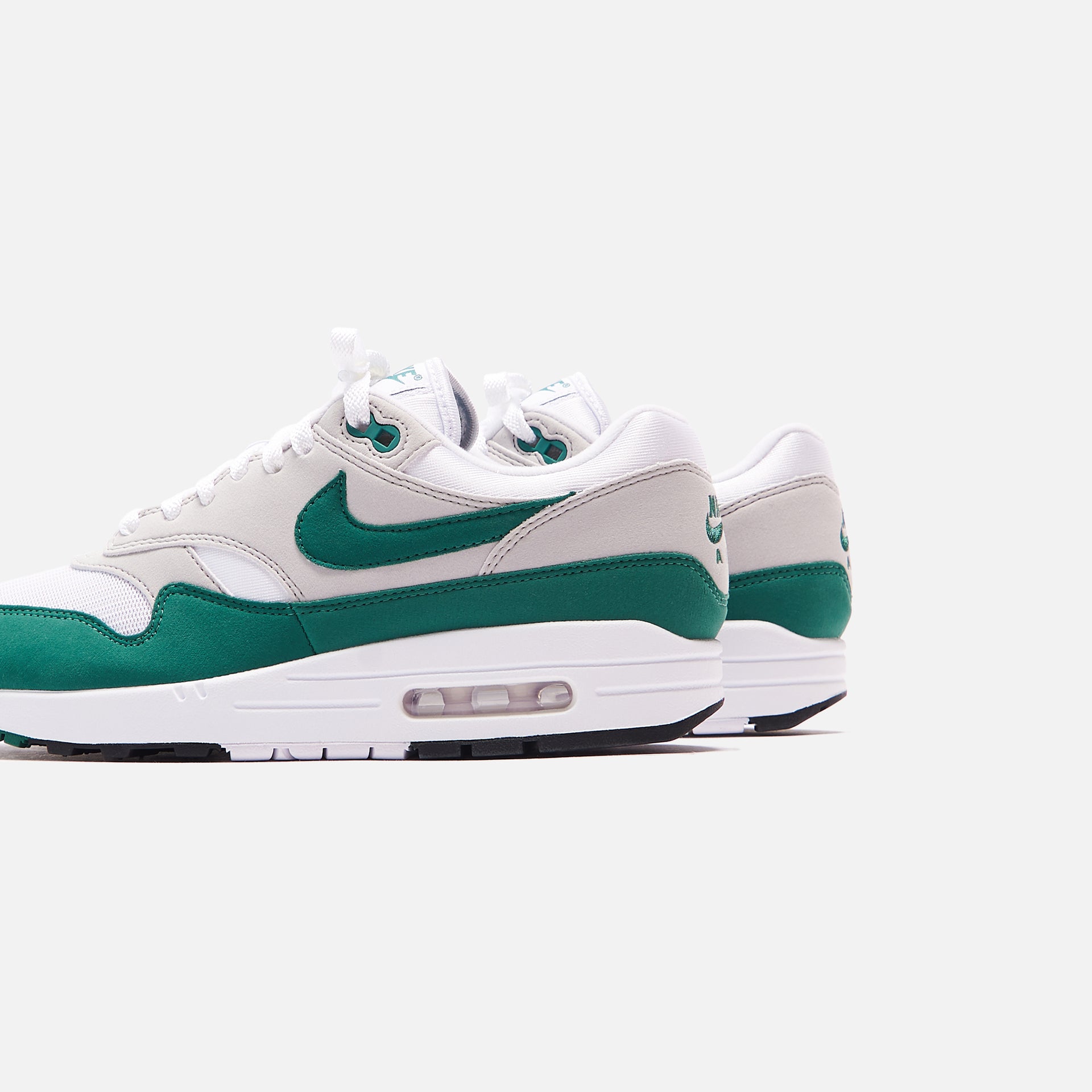 Nike Air Max 1 - White / Evergreen Aura / Neutral Grey / Black