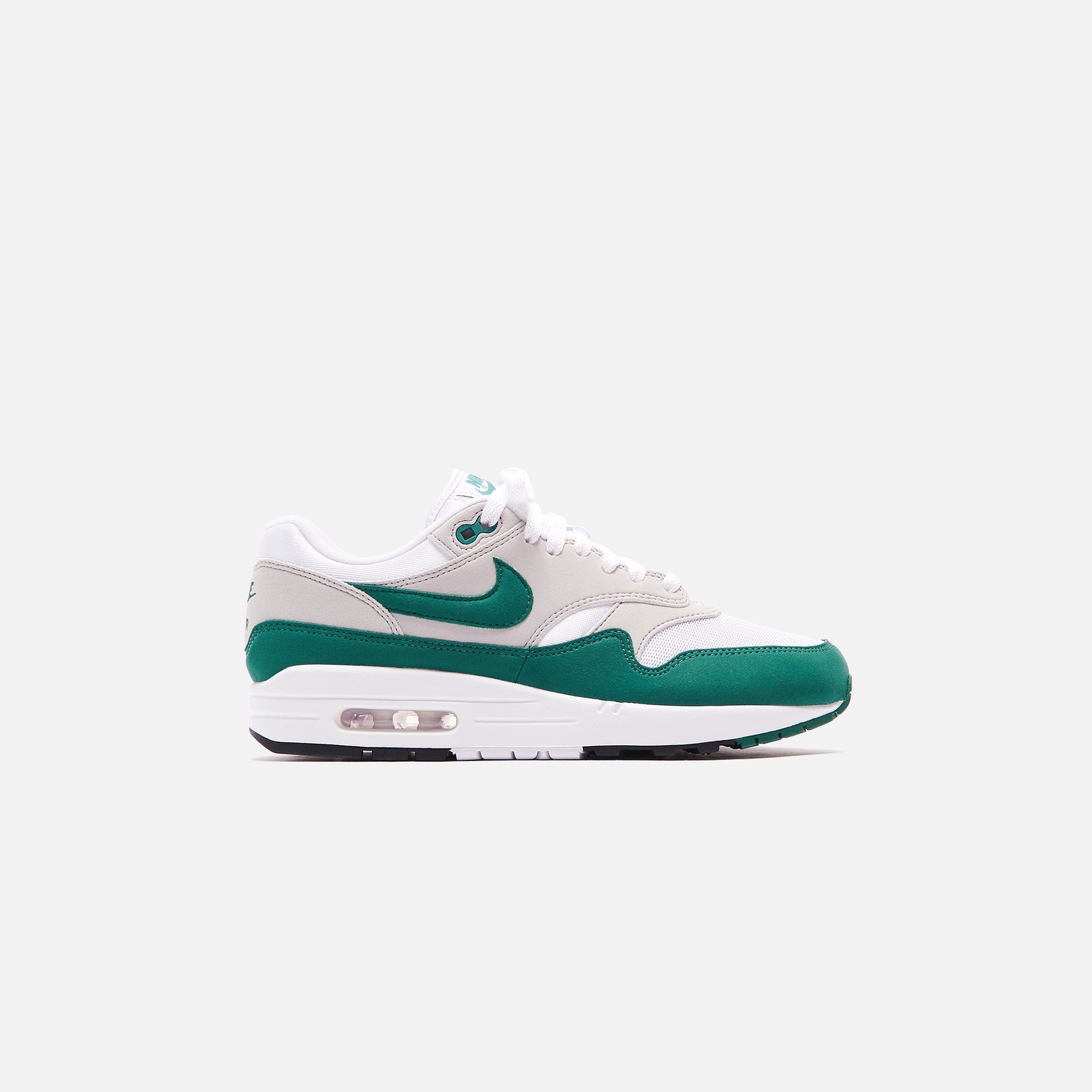 Nike Air Max 1 - White / Evergreen Aura / Neutral Grey / Black