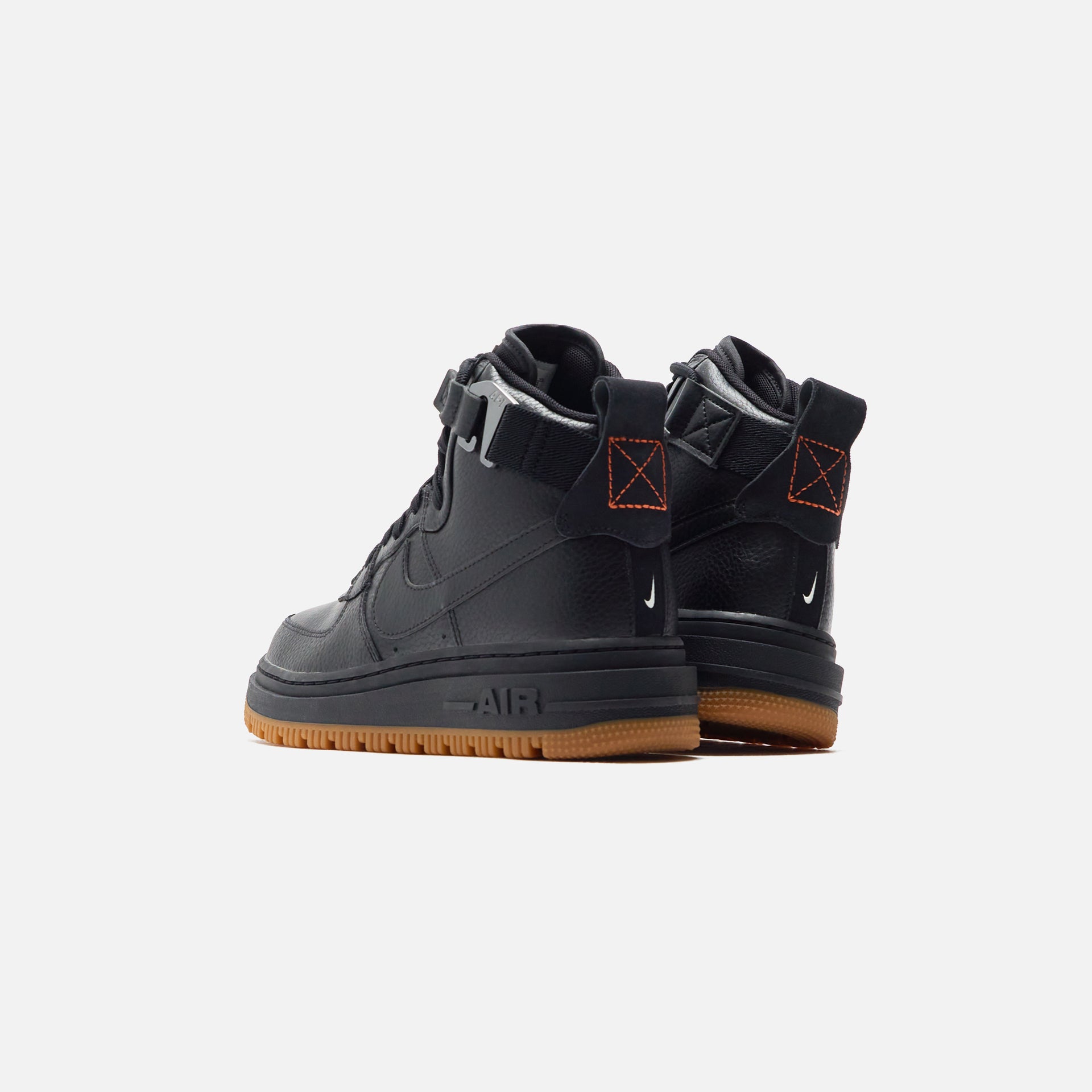 Nike WMNS Air Force 1 High Utility 2.0 - Black  / Summit White / Orange / Gum Red Brown