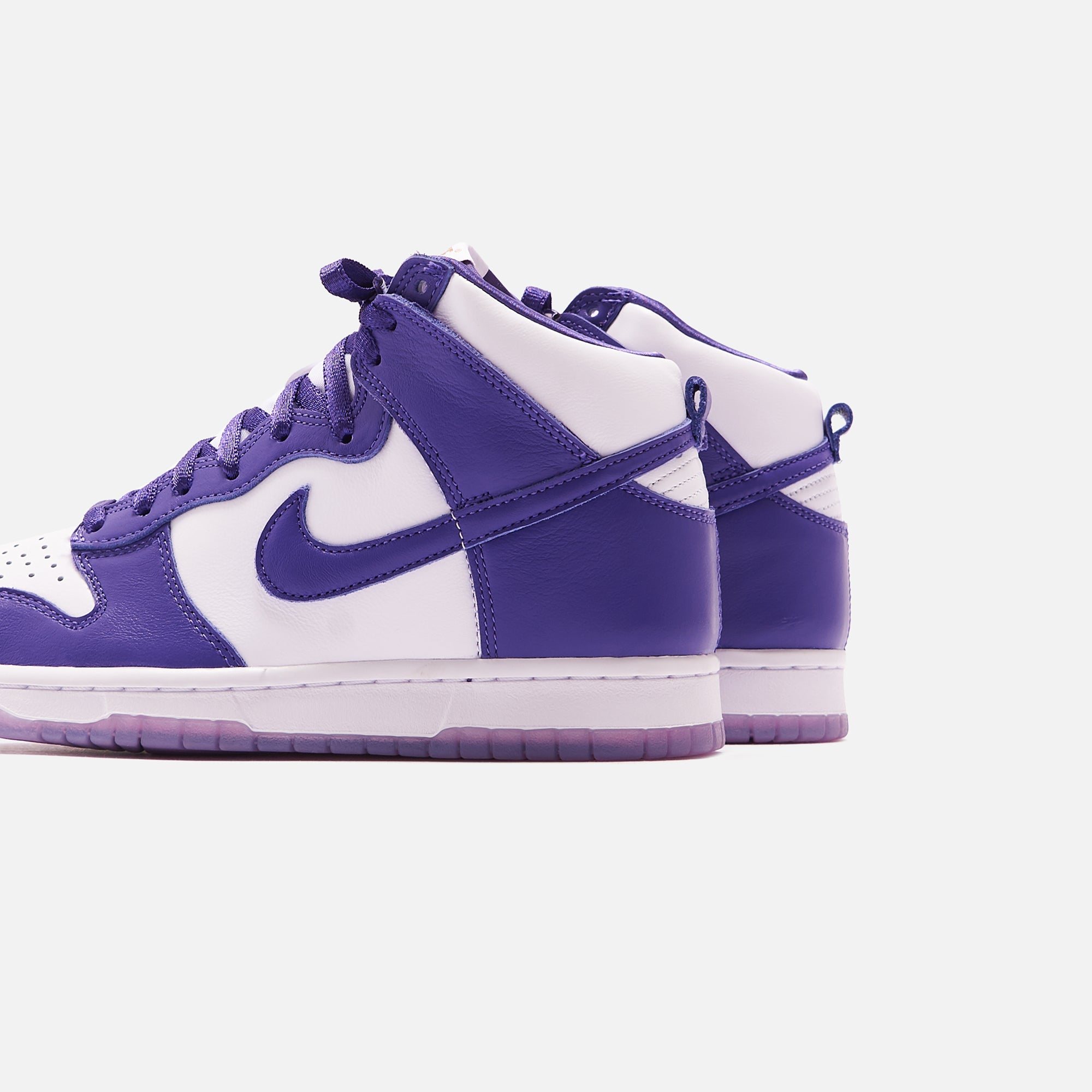 Nike WMNS Dunk High SP - White / Varsity Purple – Kith Nike WMNS Dunk High SP - White / Varsity Purple – Kith