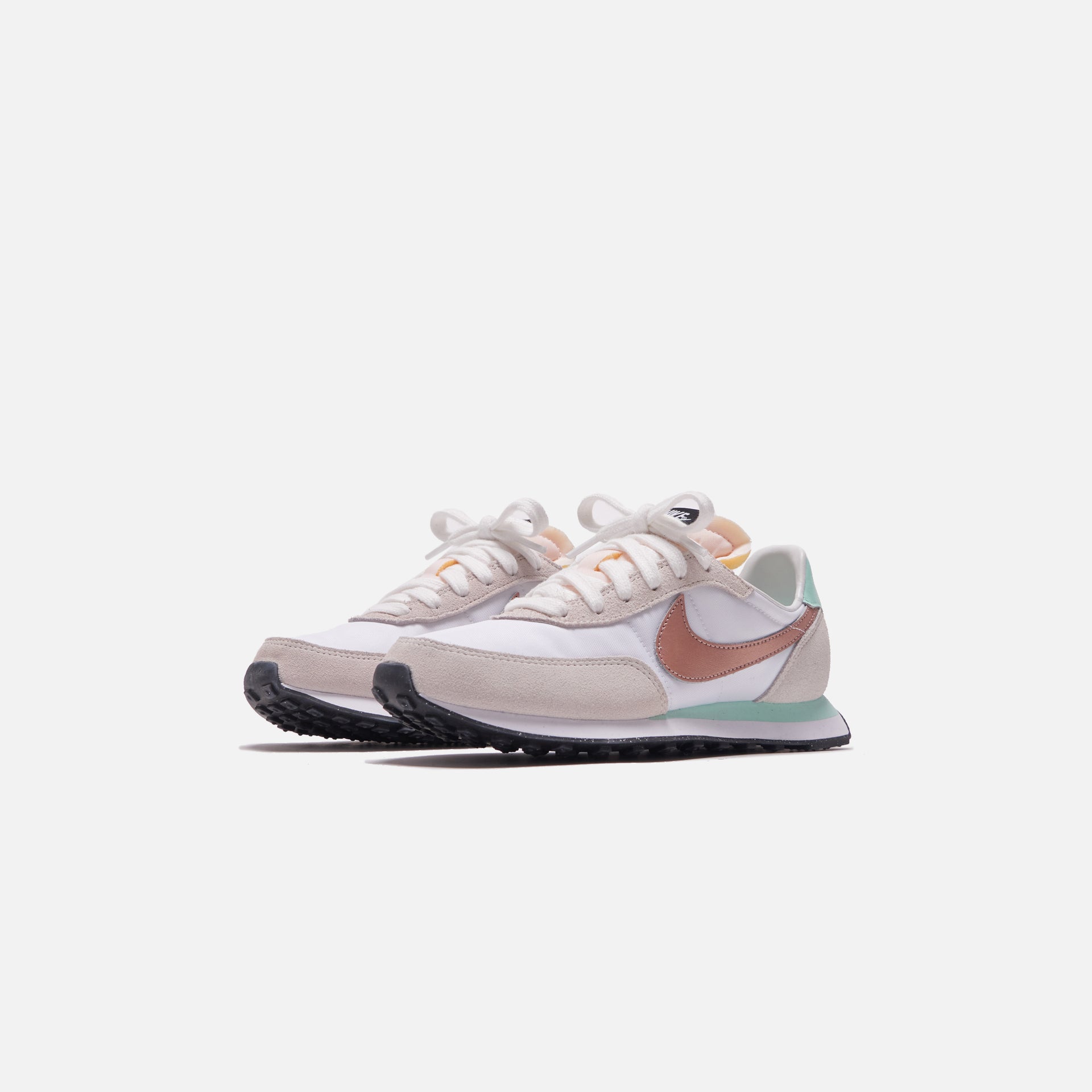 Nike Grade School Waffle Trainer 2 - White / Summit White / Mint Foam / Metallic Red Bronze