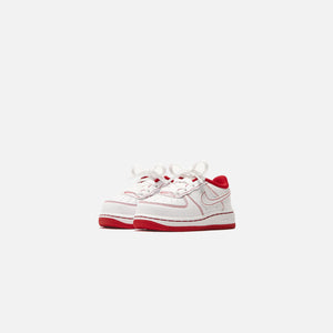 Nike Toddler Air Force 1 Stitch - White / University Red