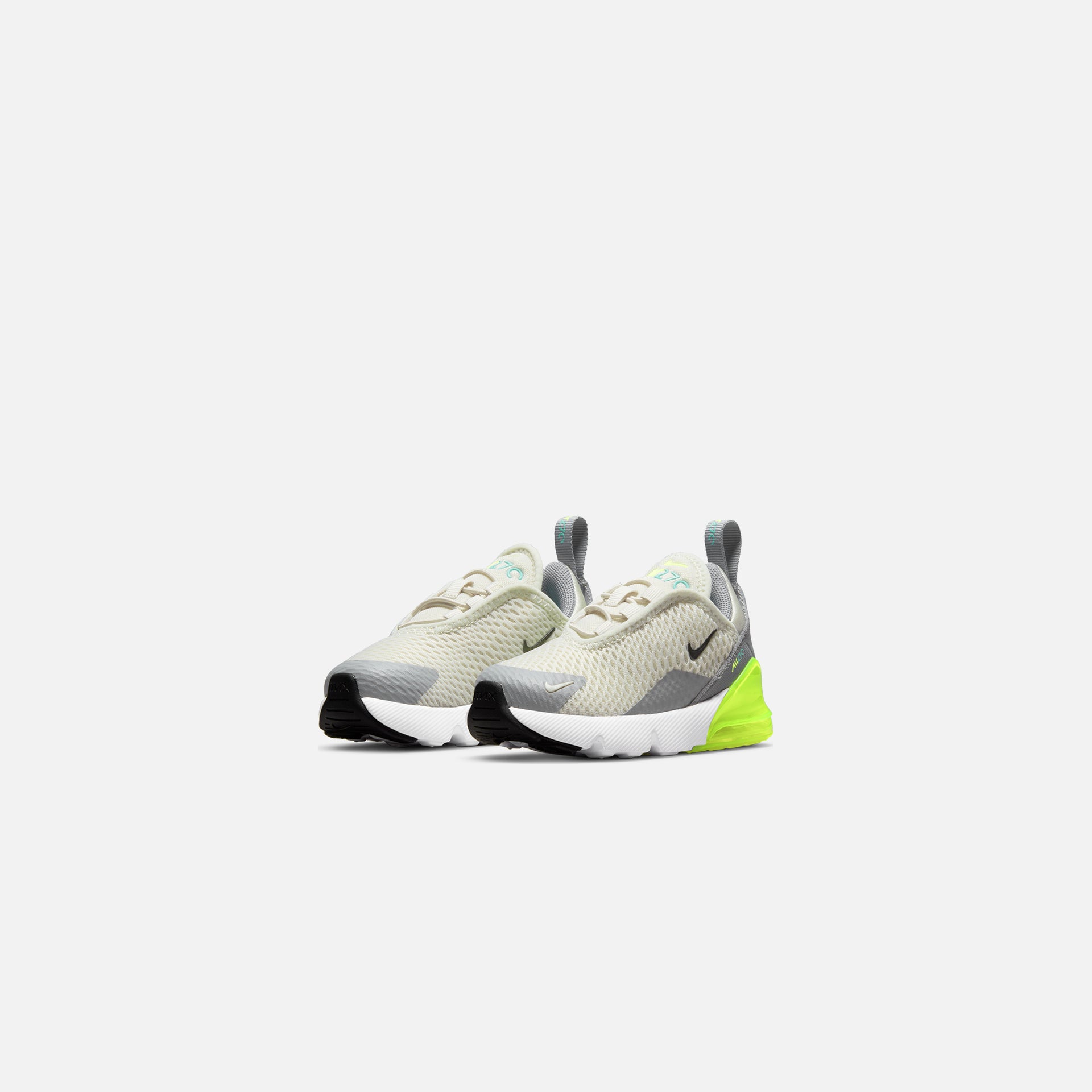 Nike Toddler Air Max 270 - Light Bone / Black / Volt / Particle Grey