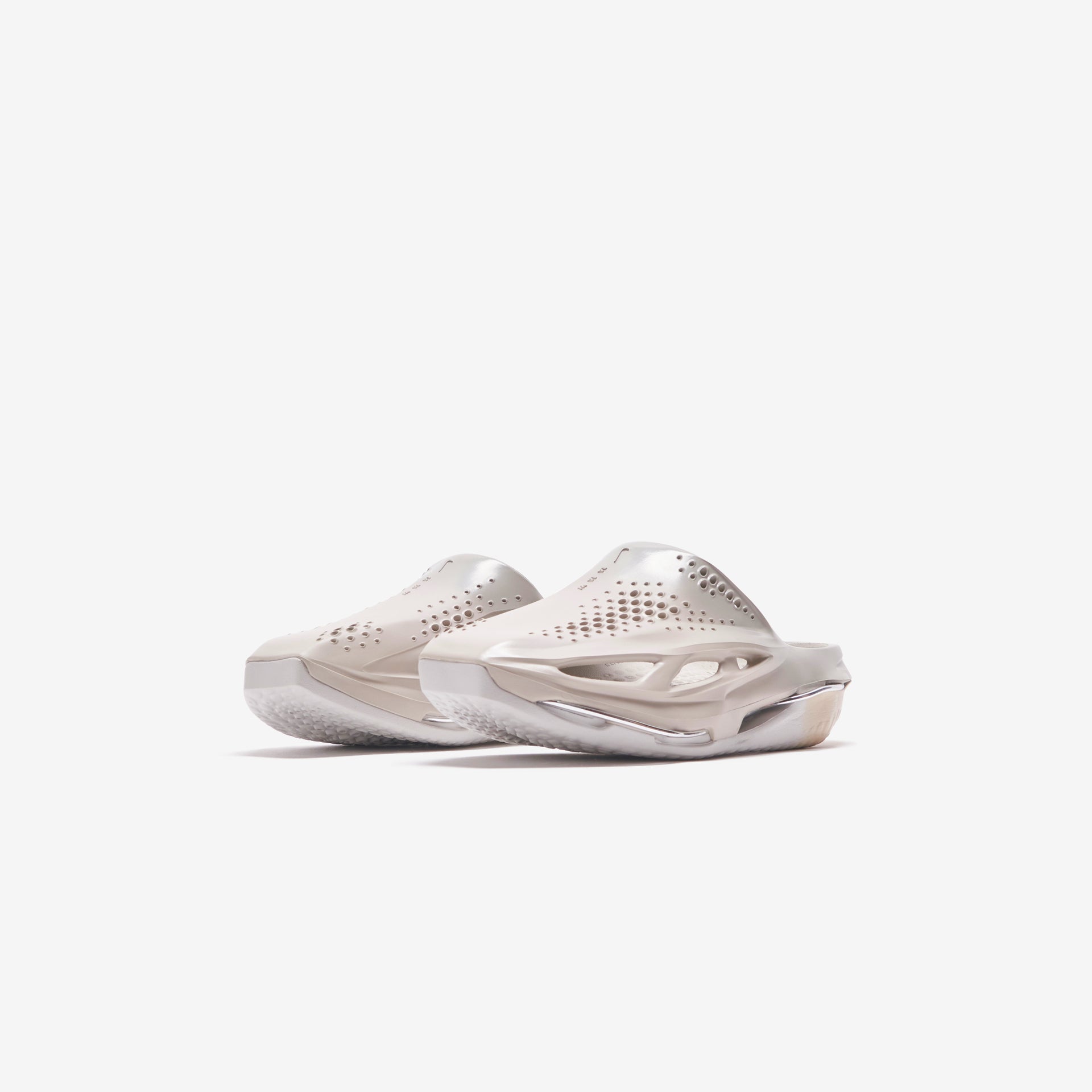 Nike x MMW 5 Slide - Light Bone / Chrome