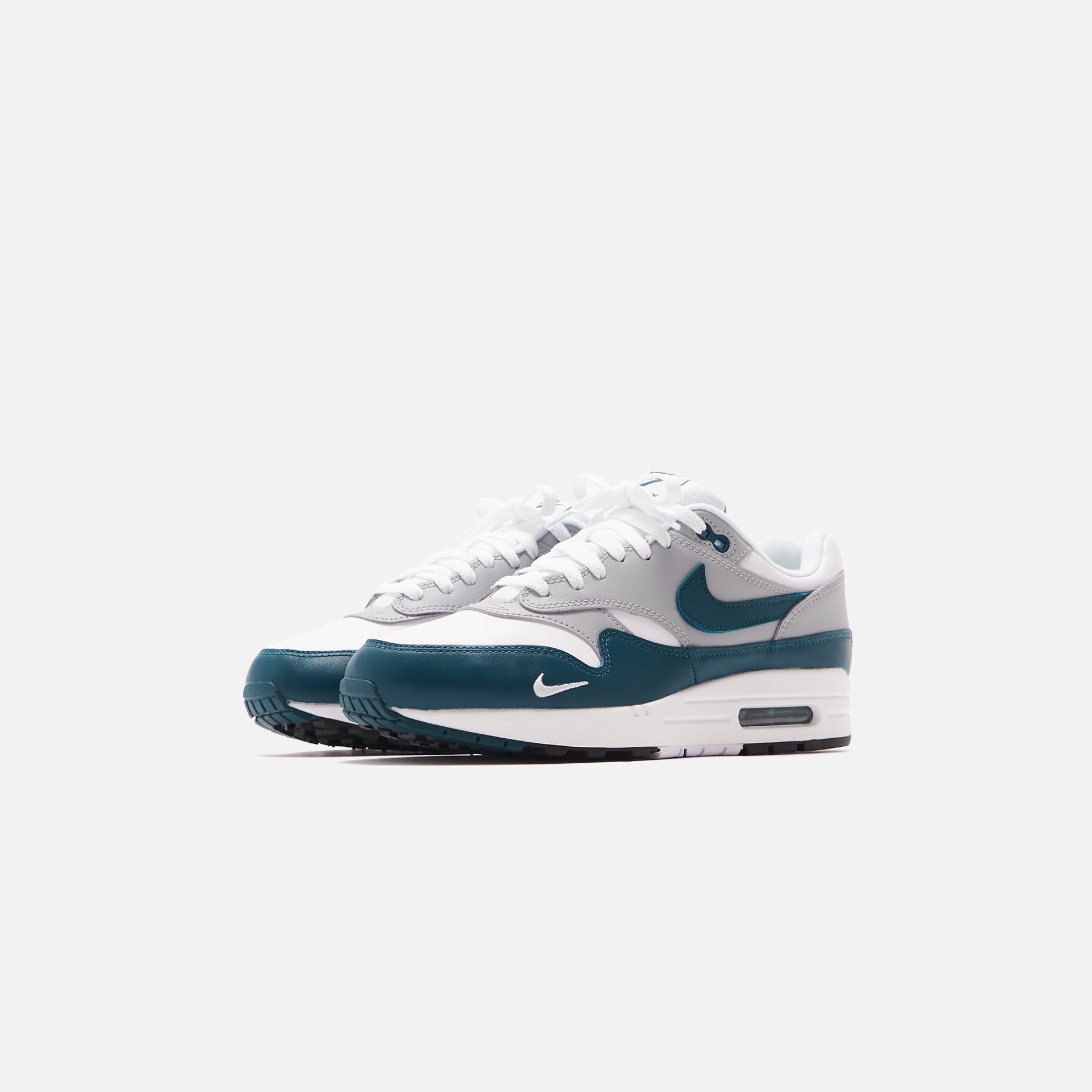 Nike Air Max 1 LV8 - White / Dark Teal Green / Wolf Grey / Black