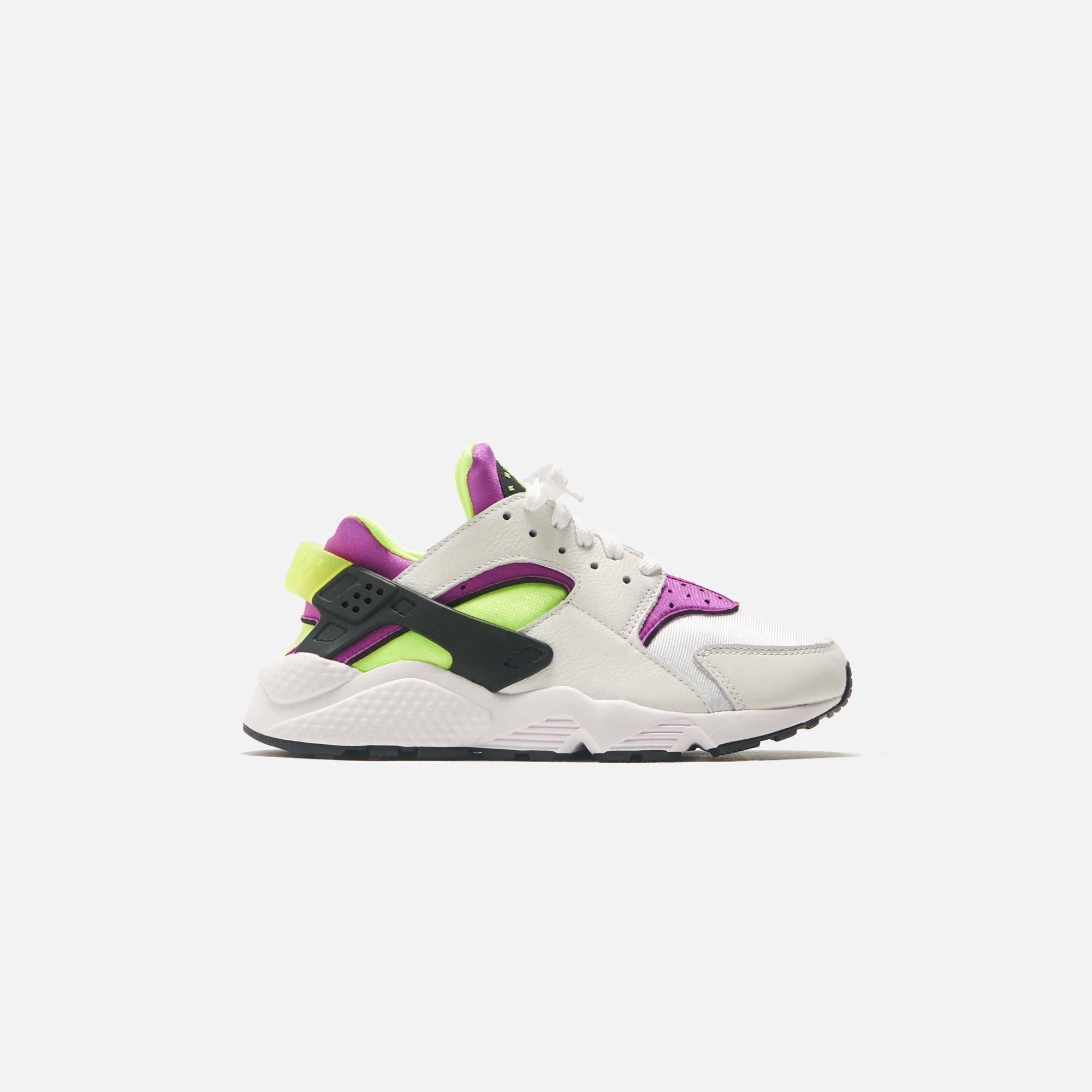 Nike WMNS Air Huarache White Neon Yellow Magenta Black Kith