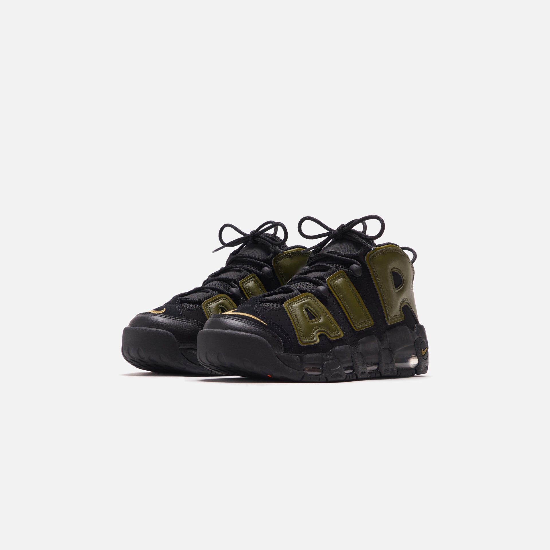 Nike Air More Uptempo `96 - Black / Pilgrim / Rough Green
