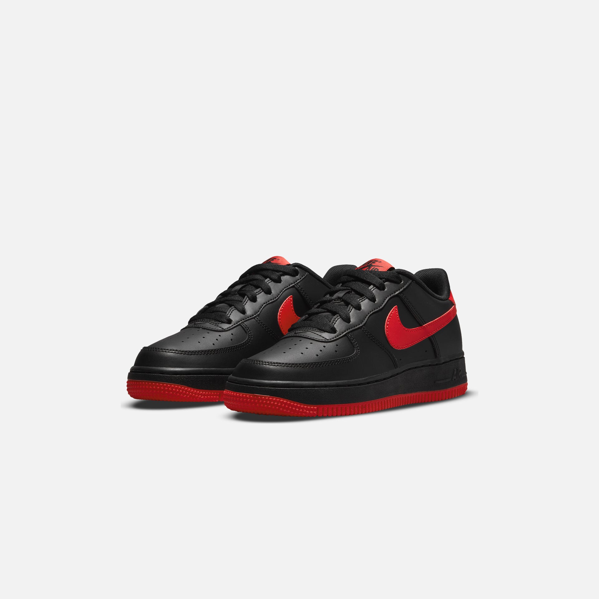 Nike Grade School Air Force 1 Fa21 - Black / University Red