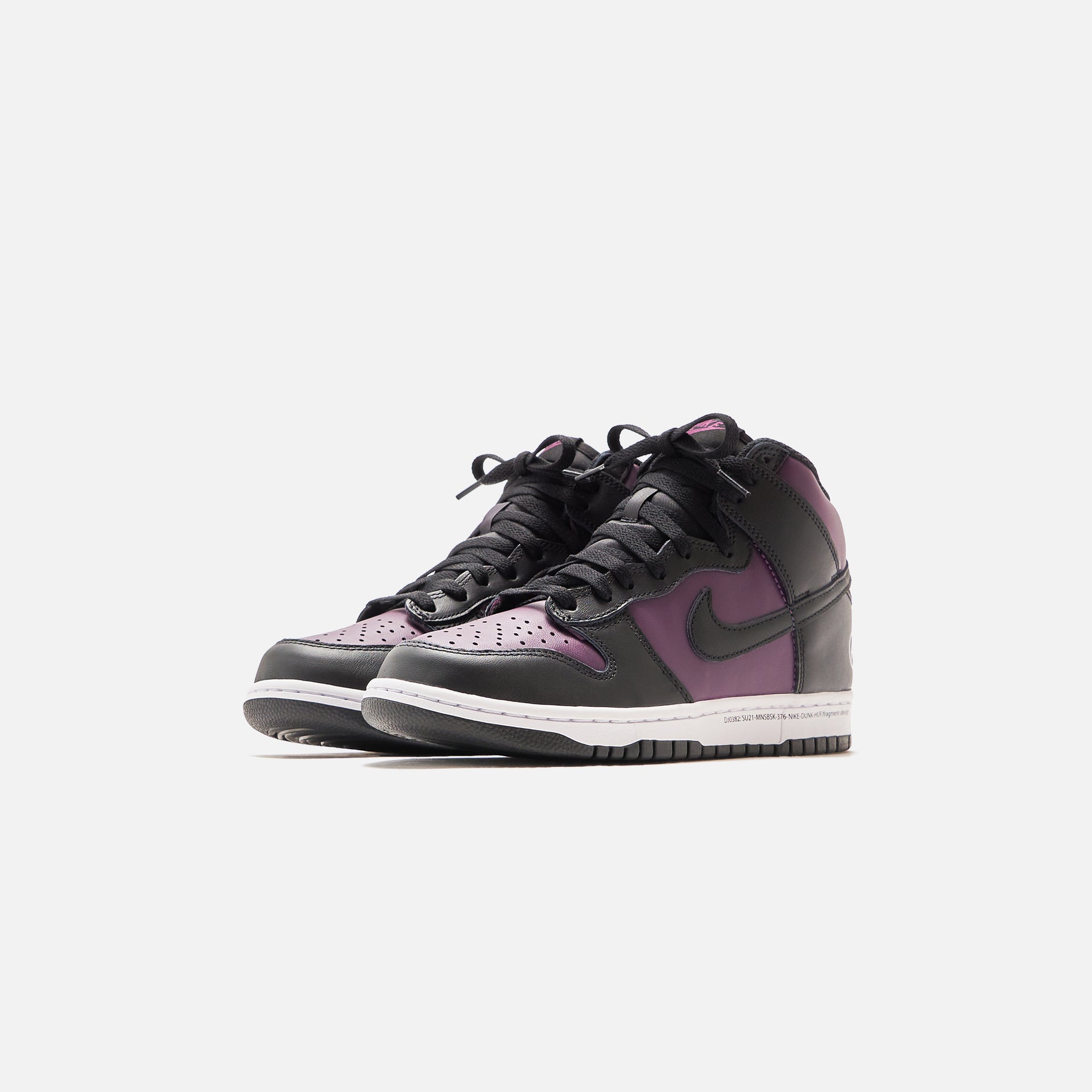 Nike x Fragment Dunk Hi - Wine / Black / White