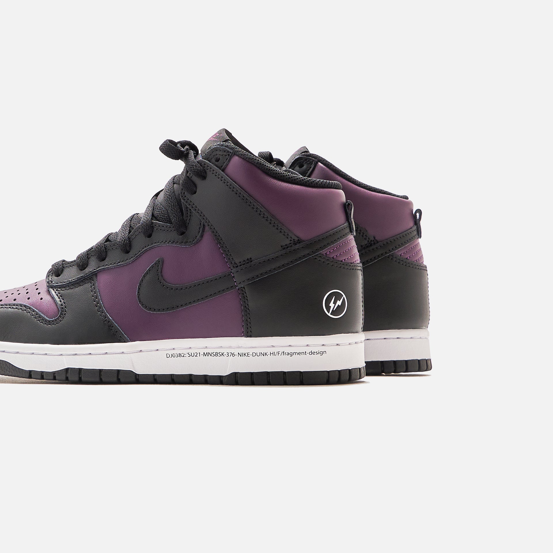 Nike x Fragment Dunk Hi - Wine / Black / White