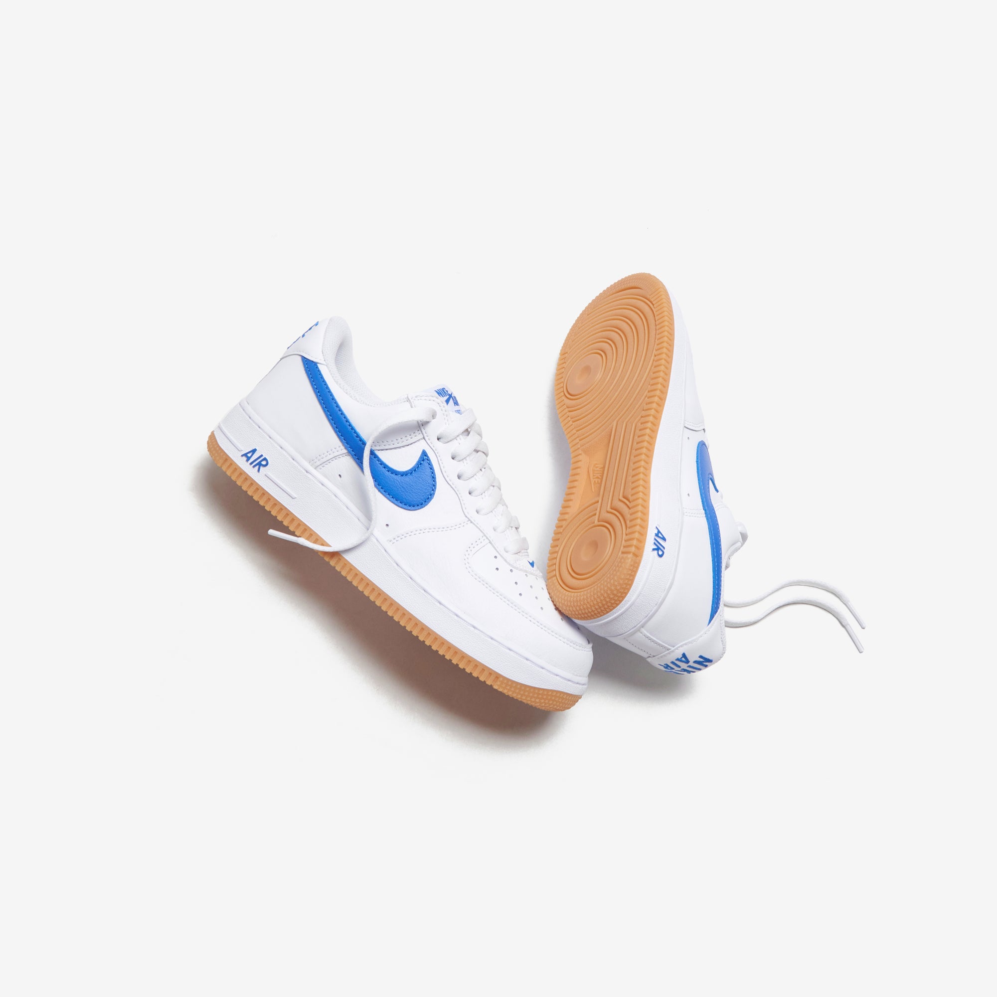 blue gum bottom air force ones