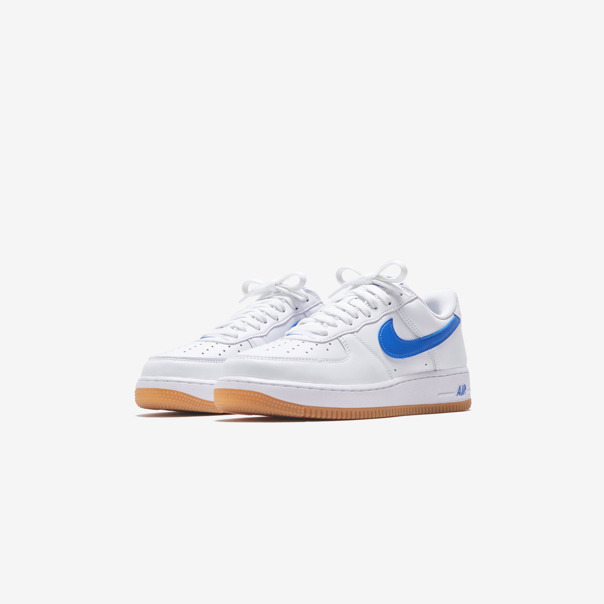 Nike Air Force 1 Low Retro - White / Royal Blue / Gum / Yellow