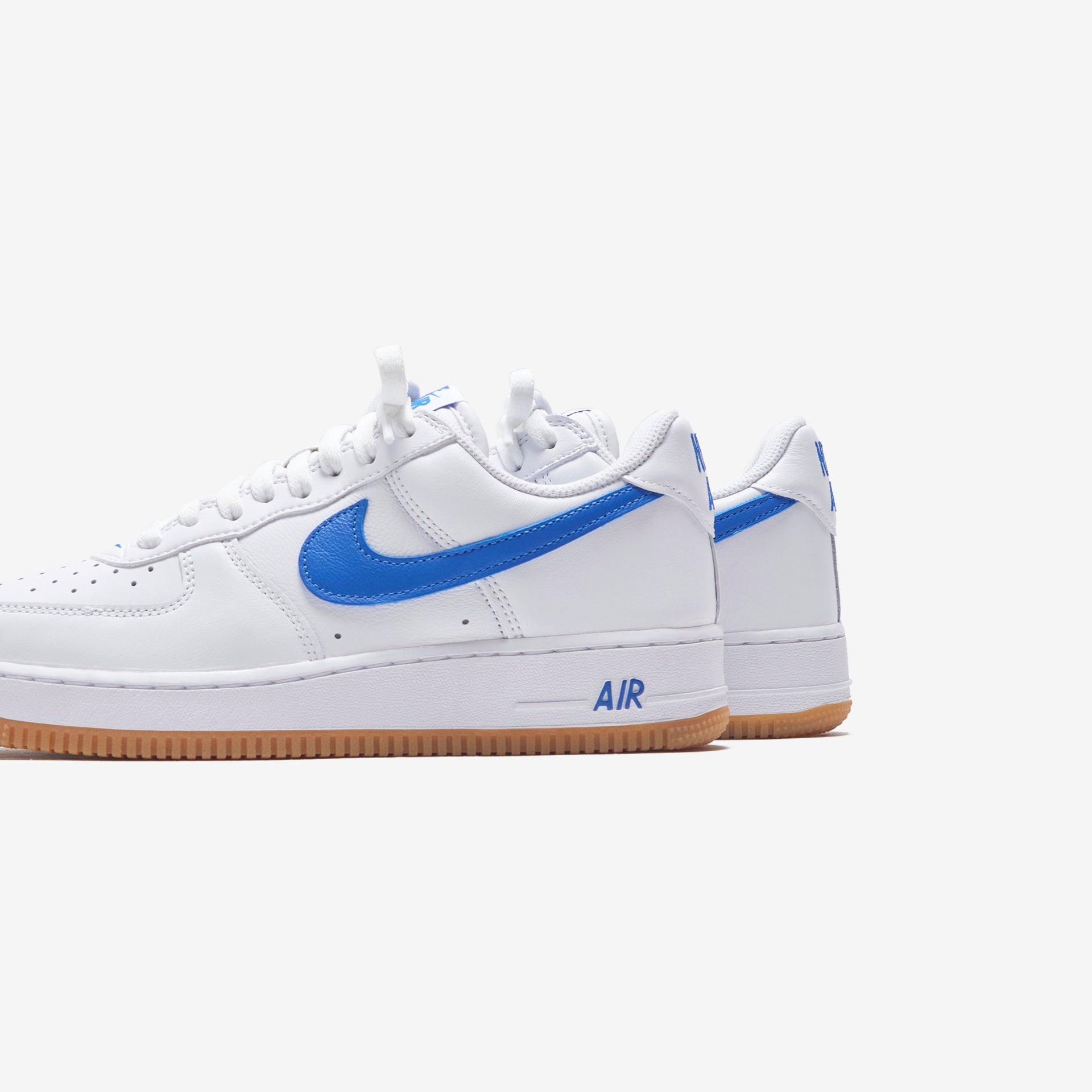 Nike Air Force 1 Low Retro - White / Royal Blue / Gum / Yellow