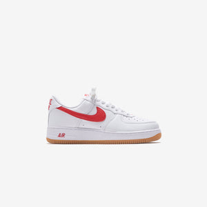 Nike Air Force 1 '07 'White University Red' | Men's Size 11.5