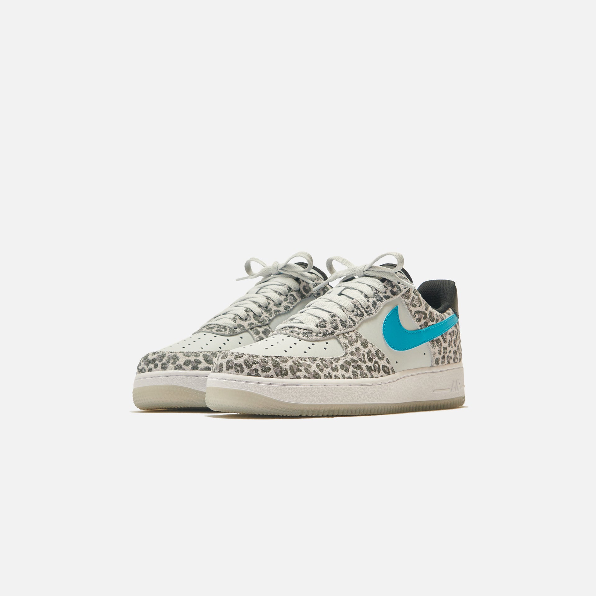 Nike Air Force 1`07 PRM ES - Pure Platinum / Light Blue Fury / Black