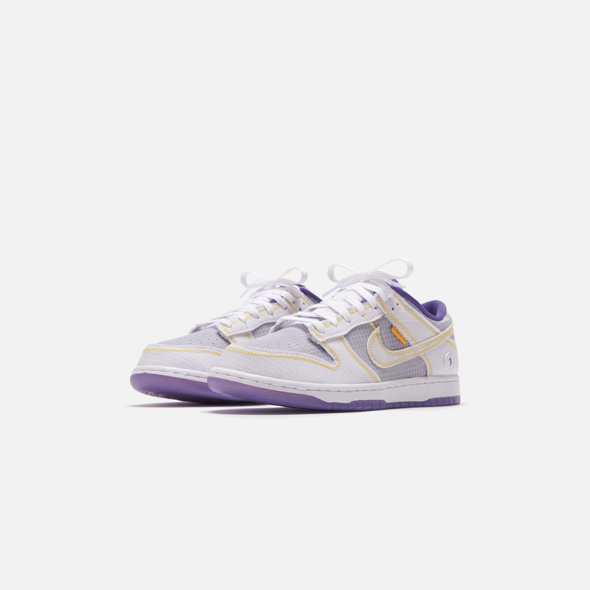 Nike x Union Dunk Low - Court Purple / White / Opti Yellow