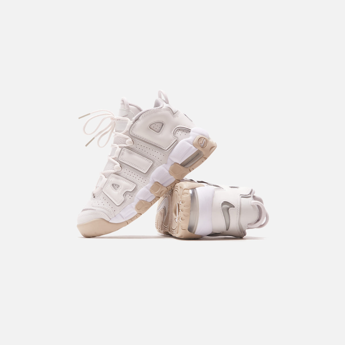 Nike Kids Air More Uptempo - Phantom / White / Sand Drift / Light Iron Ore