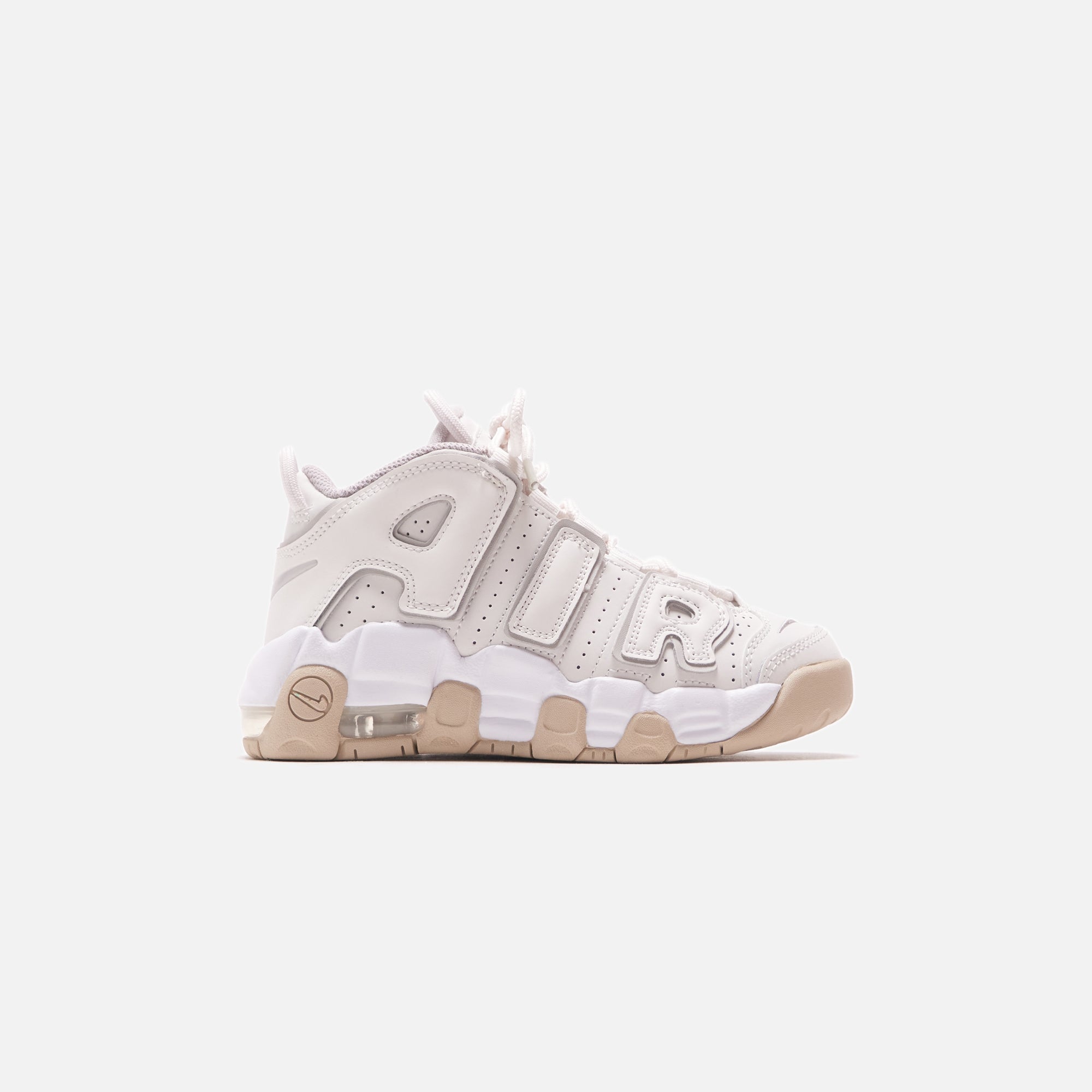 Nike Air More Uptempo - Phantom / White / Sand drift – Kith