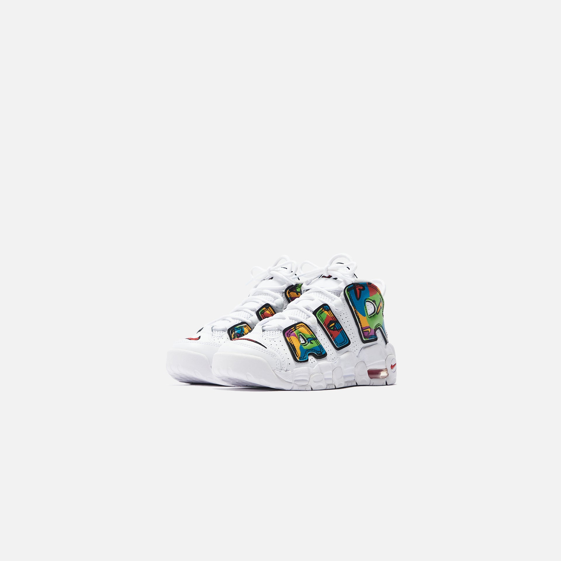 Nike Grade School Air More Uptempo - White
