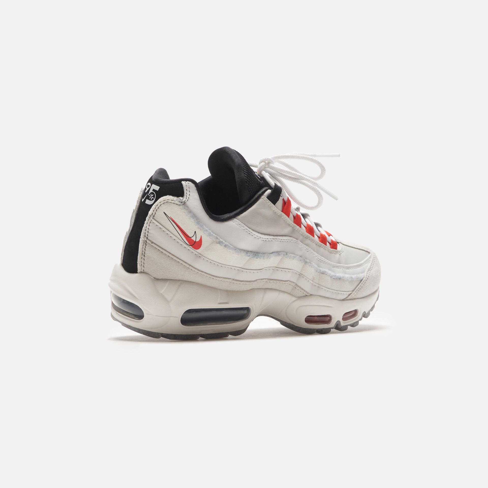 Nike Air Max 95 - Light Bone / Black / Ghost Green / Habanero Red